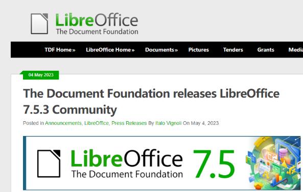 LibreOfficeɫ v7.5.3 칫ر